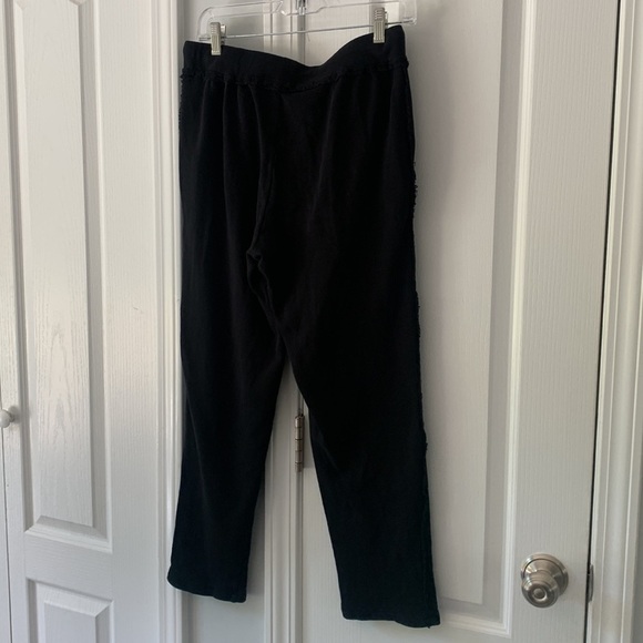 Mododoc Lightweight Pants sweatpants Drawstring Lounge Joggers S Black lace - Picture 7 of 14